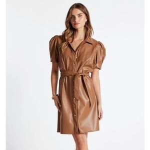 NWT | Bishop + Young | Vegan leather dress